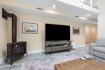 Stream your favorite shows on the enormous 76 inch smart TV